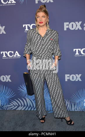 West Hollywood, California, Stati Uniti d'America. 2 agosto, 2018. Fergie arriva per il FOX TCA Estate 2018 All-Star Party a Soho House. Credito: Lisa O'Connor/ZUMA filo/Alamy Live News Foto Stock