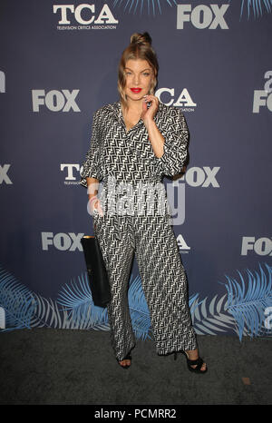 West Hollywood, Stati Uniti d'America. 2 agosto, 2018. Fergie, al FOX Summer TCA All-Star Party a Soho House di West Hollywood, la California il 2 agosto 2018. Credito: MediaPunch Inc/Alamy Live News Foto Stock