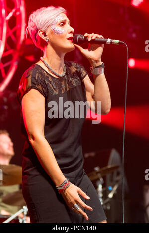 Wickham, Hampshire, Regno Unito. Il 2 agosto 2018. Il Sud a Wickham Festival Hampshire. Credito: Jim Houlbrook/Alamy Live News Foto Stock