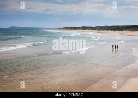 Portrush Oriente Strand, Co Antrim, Irlanda del Nord Foto Stock