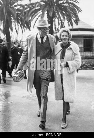 Rex Harrison, Rachel Roberts, 1962 Foto Stock