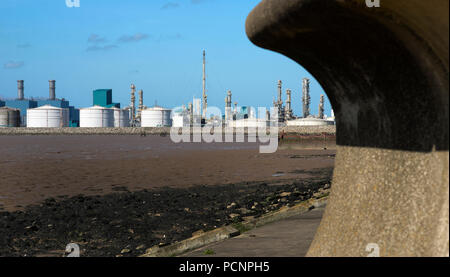 Parco Saltend visto da Paolo vicino a Hull Foto Stock