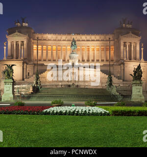 Il Vittoriano,monumento a Vittorio Emanuele,Piazza Venezia,roma,Lazio,Italia Foto Stock