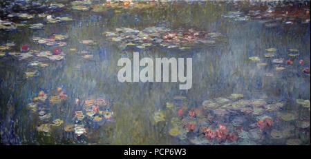 Waterlilies Pond, Green Reflection (Le Bassin aux nymphéas, reflets verts), 1920-1925. Foto Stock
