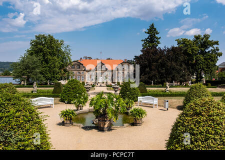 Schlosspark di Blankenburg Harz Foto Stock