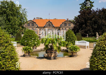 Schlosspark di Blankenburg Harz Foto Stock