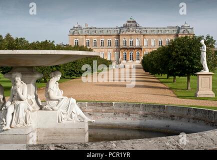 Wrest Park House e giardini, Silsoe, Bedfordshire, C2000-c2017. Artista: Matt Munro. Foto Stock