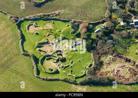 Carn Euny antico borgo, C1980-c2017. Artista: Storico Inghilterra fotografo personale. Foto Stock