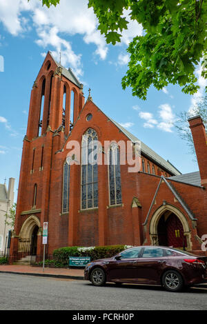 Chiesa di Cristo di Georgetown chiesa parrocchiale, 3116 o Street NW, Georgetown, Washington DC Foto Stock