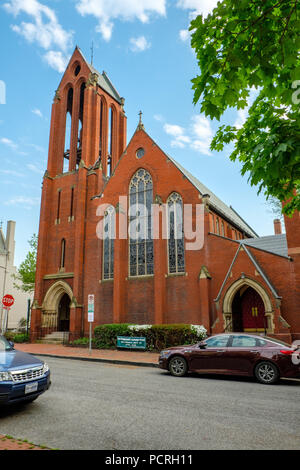 Chiesa di Cristo di Georgetown chiesa parrocchiale, 3116 o Street NW, Georgetown, Washington DC Foto Stock