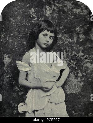 Alice Liddell come 'l'Begger bambino'. Foto Stock