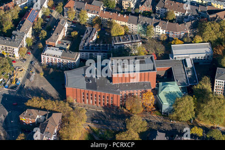 Vista aerea, teatro Bochum sul Koenigsallee, Bochum, la zona della Ruhr, Renania settentrionale-Vestfalia, Germania, Europa Foto Stock