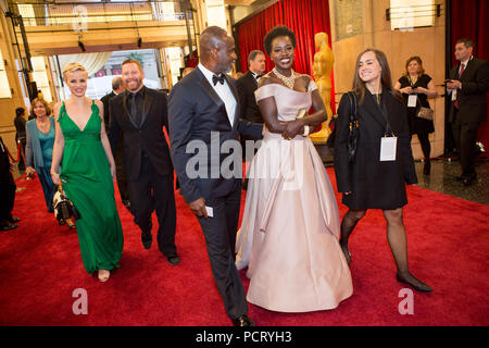 HOLLYWOOD, CA - febbraio 22: Viola Davis attendst la 87th annuale di Academy Awards di Hollywood & Highland Center il 22 febbraio 2015 in Hollywood, la California. Persone: Viola Davis Foto Stock