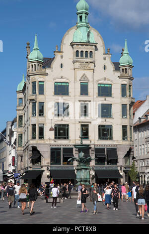 Stork Fontana e Cafe Norden, Copenhagen, Danimarca Foto Stock