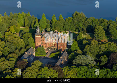 Il castello di Krickenbeck, Krickenbecker laghi, Krickenbeck Castello, Nettetal, Basso Reno, Renania settentrionale-Vestfalia, Germania, Europa Foto Stock