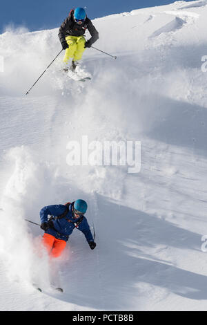 Sciare in Austria Foto Stock