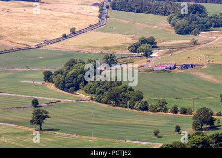 CONISTONE, Yorkshire/UK - Luglio 27 : vista di una fattoria vicino a Conistone nello Yorkshire sulla luglio 27, 2018 Foto Stock