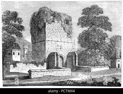 Upnor Castle è un'artiglieria Elizabethan fort situato sulla riva occidentale del fiume Medway nel Kent, ad una breve distanza downriver dal Chatham Dockyard, in una sola volta un tasto naval facility. Il forte fu destinato a proteggere sia la darsena e navi della Royal Navy ancorato nel Medway. Fu costruito tra il 1559-67 su ordine di Elisabetta I, durante un periodo di tensione con la Spagna e con le altre potenze europee. Foto Stock