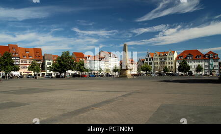 Erfurt, Germania, Domplatz. Foto Stock