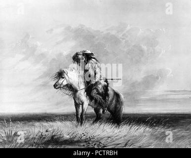 Alfred Jacob Miller - The Lost Greenhorn - Foto Stock