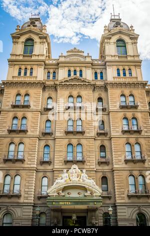 Hotel Windsor building in Melbourne, Victoria, Australia Foto Stock