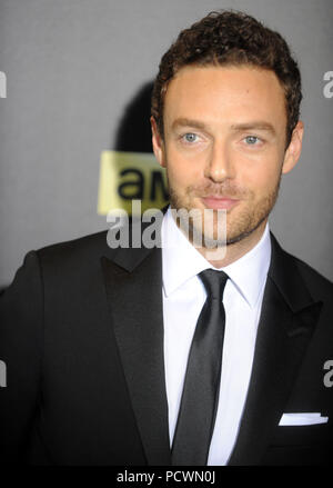 NEW YORK, NY - 09 ottobre: Ross Marquand assiste The Walking Dead premiere al Madison Square Garden il 9 ottobre 2015 in New York City. Persone: Ross Marquand Foto Stock