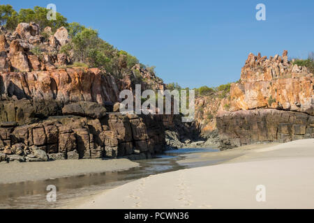 Ingresso Langgi, Collier Bay, Kimberlery, Australia occidentale Foto Stock