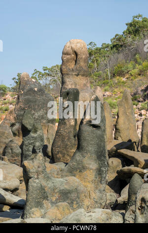 Ingresso Langgi, Collier Bay, Kimberlery, Australia occidentale Foto Stock