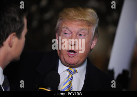 NEW YORK, NY - gennaio 20: Donald Trump assiste 'celebrità Apprendista' Red Carpet evento al Trump Tower, il 20 gennaio 2015 in New York City People: Donald Trump Foto Stock