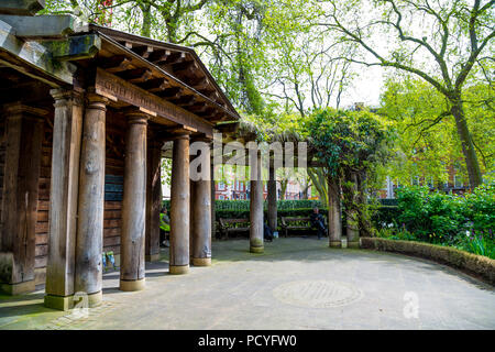 Settembre 11 Memorial Garden presso Grosvenor Park, London, Regno Unito Foto Stock