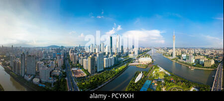 Città di Guangzhou scenario nella provincia di Guangdong Foto Stock