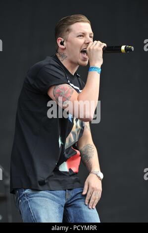 Manchester u k il Professor verde il supporto delle rose di pietra a Heaton Park credit Ian Fairbrother/Alamy Sto Foto Stock