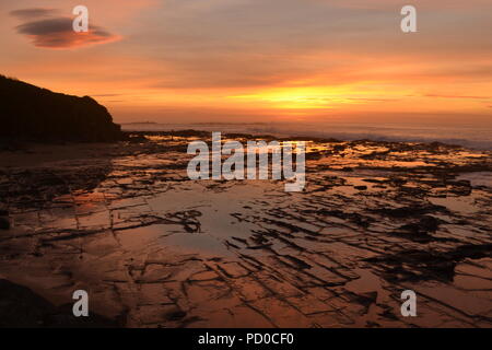 Sunrise foto da Apollo Bay, Victoria. Foto Stock
