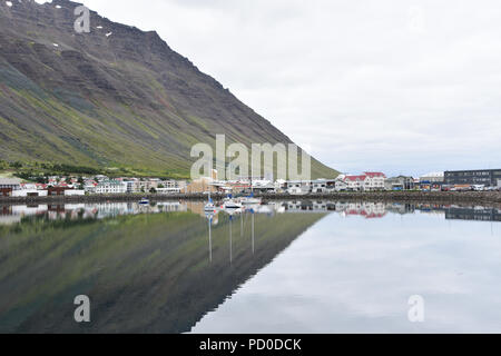 Isafjordur, Islanda. Luglio, 2018 Foto Stock