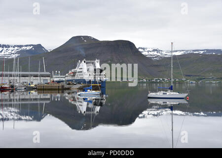 Isafjordur, Islanda. Luglio, 2018 Foto Stock