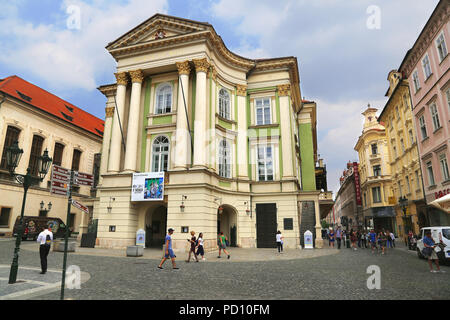 Jun 11, 2018 Praga, Repubblica Ceca: Vista del Teatro Estates in Praga, Repubblica Ceca Foto Stock