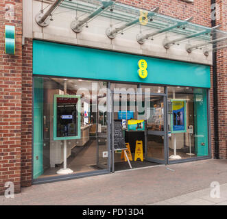 EE mobile phone shop in Stockton-on-Tees, England, Regno Unito Foto Stock