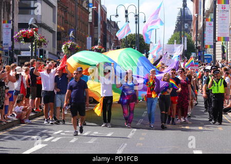 Leeds, Regno Unito. 5 Ago, 2018. Leeds Pride Credito: Yorkshire Pics/Alamy Live News Foto Stock