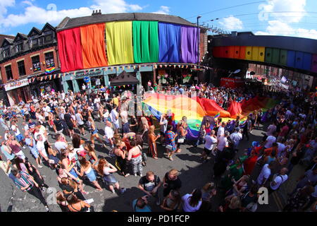 Leeds, Regno Unito. 5 Ago, 2018. Leeds Pride Credito: Yorkshire Pics/Alamy Live News Foto Stock