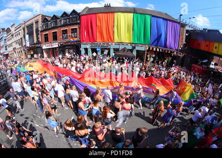 Leeds, Regno Unito. 5 Ago, 2018. Leeds Pride Credito: Yorkshire Pics/Alamy Live News Foto Stock