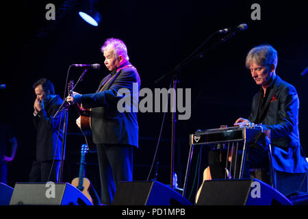 Cambridge, Regno Unito. 5 agosto 2018. John Prine suona presso il Festival del Folk di Cambridge 2018. Richard Etteridge / Alamy Live News Foto Stock