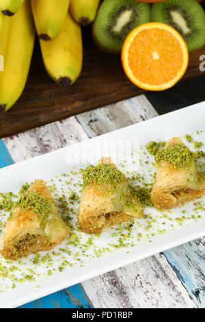 Dolce turco Baklava - Sobiyet Foto Stock