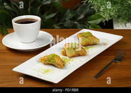 Dolce turco Baklava - Sobiyet Foto Stock