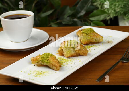 Dolce turco Baklava - Sobiyet Foto Stock