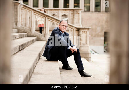 Bart De Smet, amministratore delegato di una società di assicurazioni Ageas (Belgio, 05/04/2017) Foto Stock