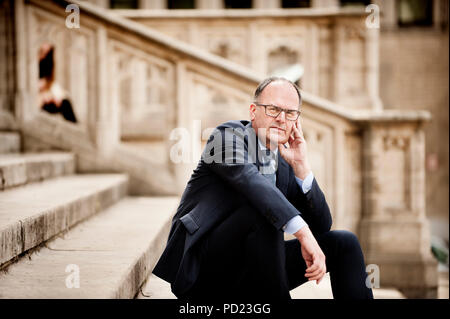 Bart De Smet, amministratore delegato di una società di assicurazioni Ageas (Belgio, 05/04/2017) Foto Stock