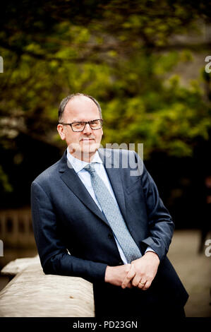 Bart De Smet, amministratore delegato di una società di assicurazioni Ageas (Belgio, 05/04/2017) Foto Stock