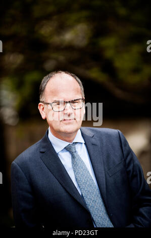 Bart De Smet, amministratore delegato di una società di assicurazioni Ageas (Belgio, 05/04/2017) Foto Stock