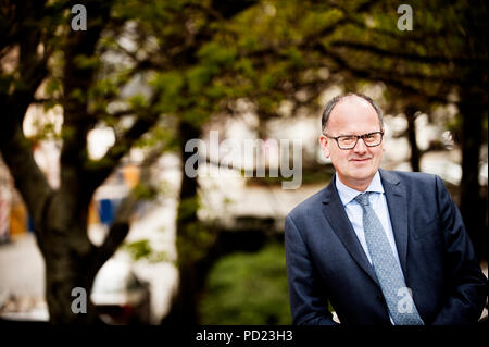 Bart De Smet, amministratore delegato di una società di assicurazioni Ageas (Belgio, 05/04/2017) Foto Stock