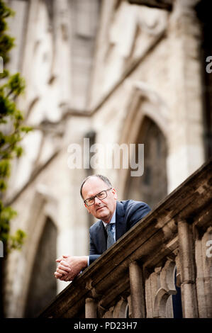 Bart De Smet, amministratore delegato di una società di assicurazioni Ageas (Belgio, 05/04/2017) Foto Stock